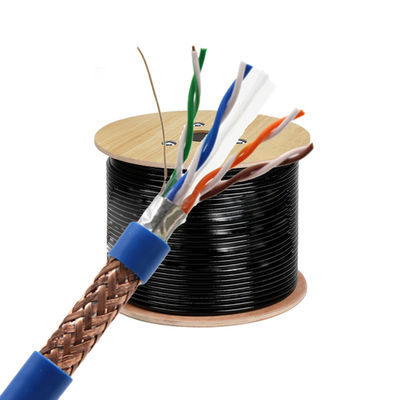 ποιότητας  SFTP NETWORK CABLES CAT 6 CAT6 CAT6A CAT7 305M STP Cat6 FTP CPR LAN CABLE 23AWG COPPER 1000FT LSZH sftp ax εργοστάσιο